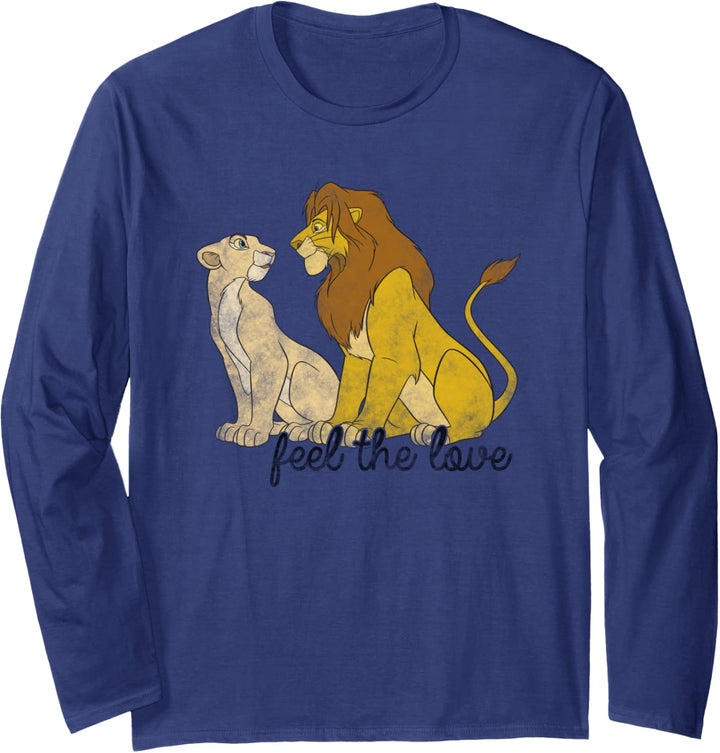 Disney Lion King Simba Nala Feel The Love Langarmshirt