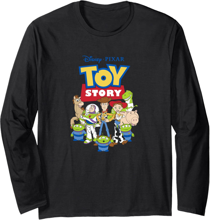 Disney Pixar Toy Story Buzz Woody Jessie Langarmshirt