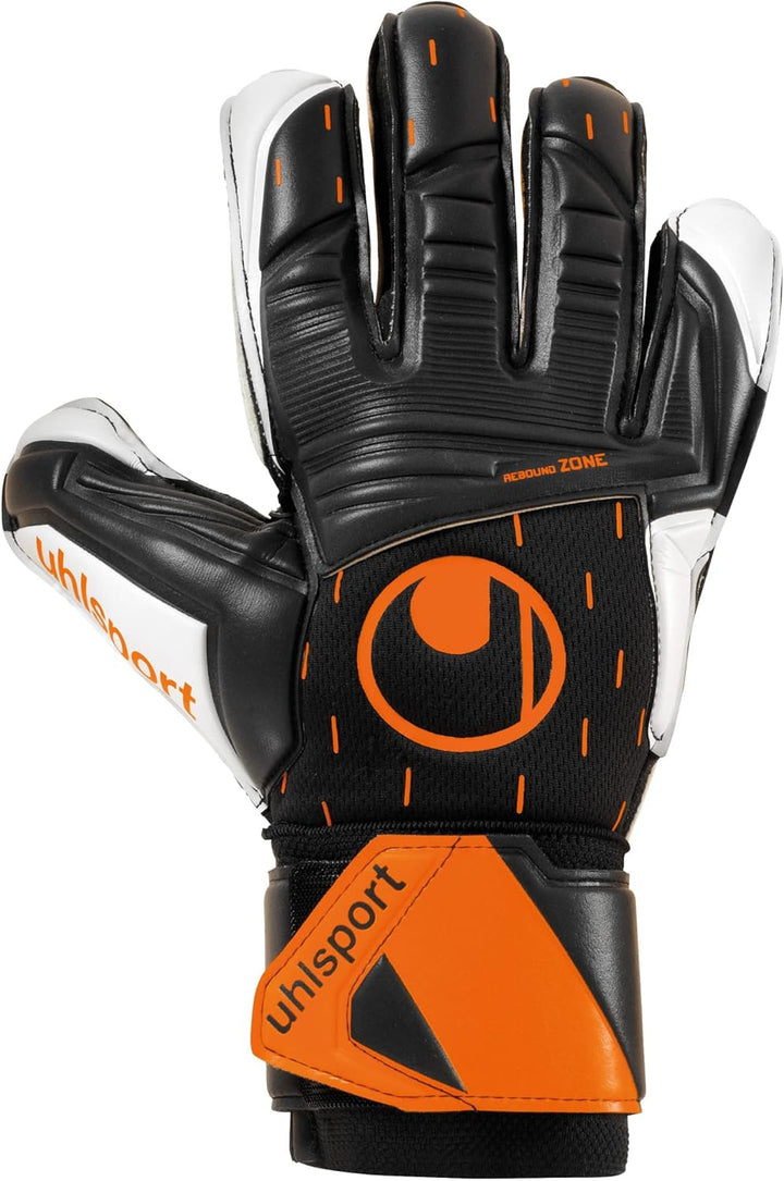 uhlsport Speed Contact Supersoft Fussball Torwarthandschuhe - atmungsaktiv mit grossartigem Grip und