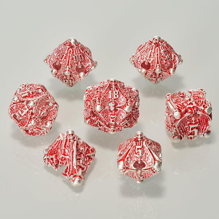 HNCCESG D&D Würfel Set für Dungeons und Drachen,D und D Würfel Set W20 W12 W10 W8 W6 W4 Würfelspiele