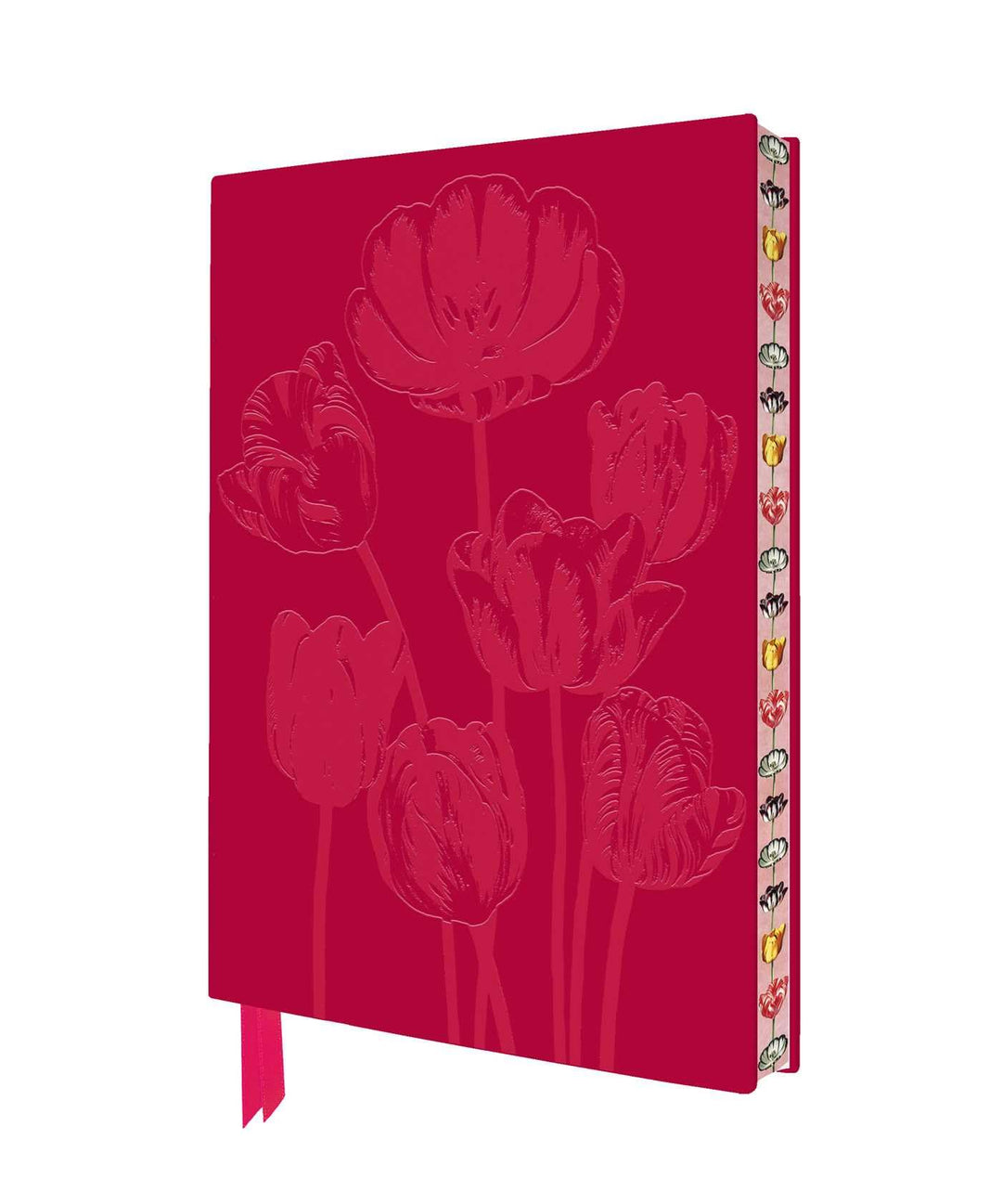 Exquisit Premium Notizbuch DIN A5: Tempel of Flora, Tulpen: Unser hochwertiges, liniertes Blankbook