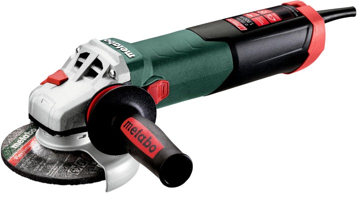 metabo Winkelschleifer WEV 19-125 Q M-Brush - 1900 W, 125 mm Scheiben-Ø, 11.000 U/min - Mit Drehzahl