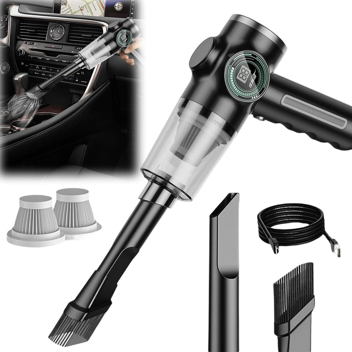 GOMETY Mini Handstaubsauger, Komfortabel Wiederaufladbarer Handstaubsauger, Handstaubsauger Akku Han