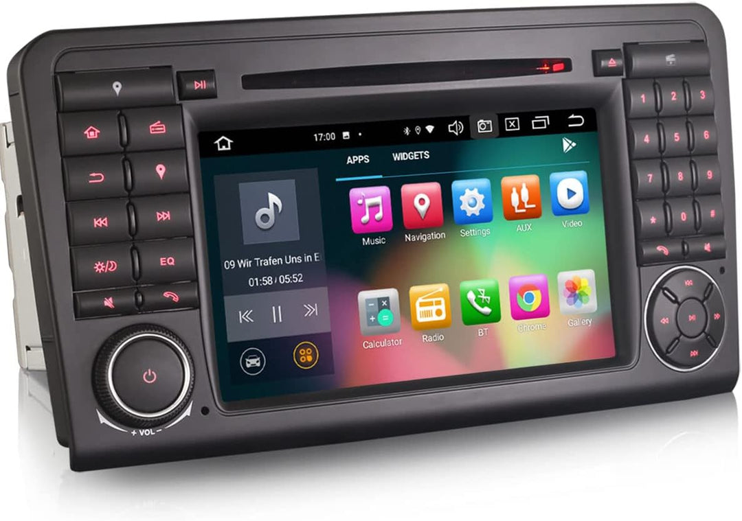 Erisin Android 10 7 Zoll 8-Kern Autoradio Mit GPS für Mercedes Benz ML/GL Klasse W164 X164 Unterstüt