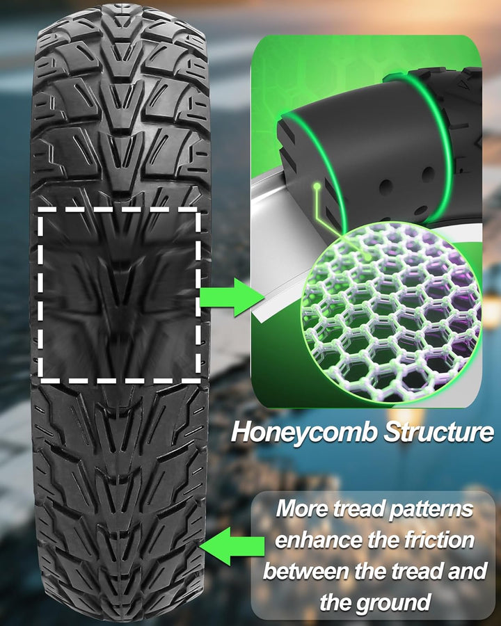 BABEJIA 1PCS Scooter Reifen 50/75-6.1 Tubeless, Werten Sie Ihr Fahrzeug auf mit Off-Road Reifen 8 1/