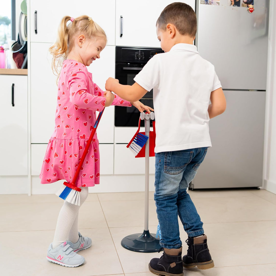 Theo Klein 6765 Vileda Cleaning Station I Kinder-Putzset inkl. Besen, Wischmop u.v.m. I Leicht monti