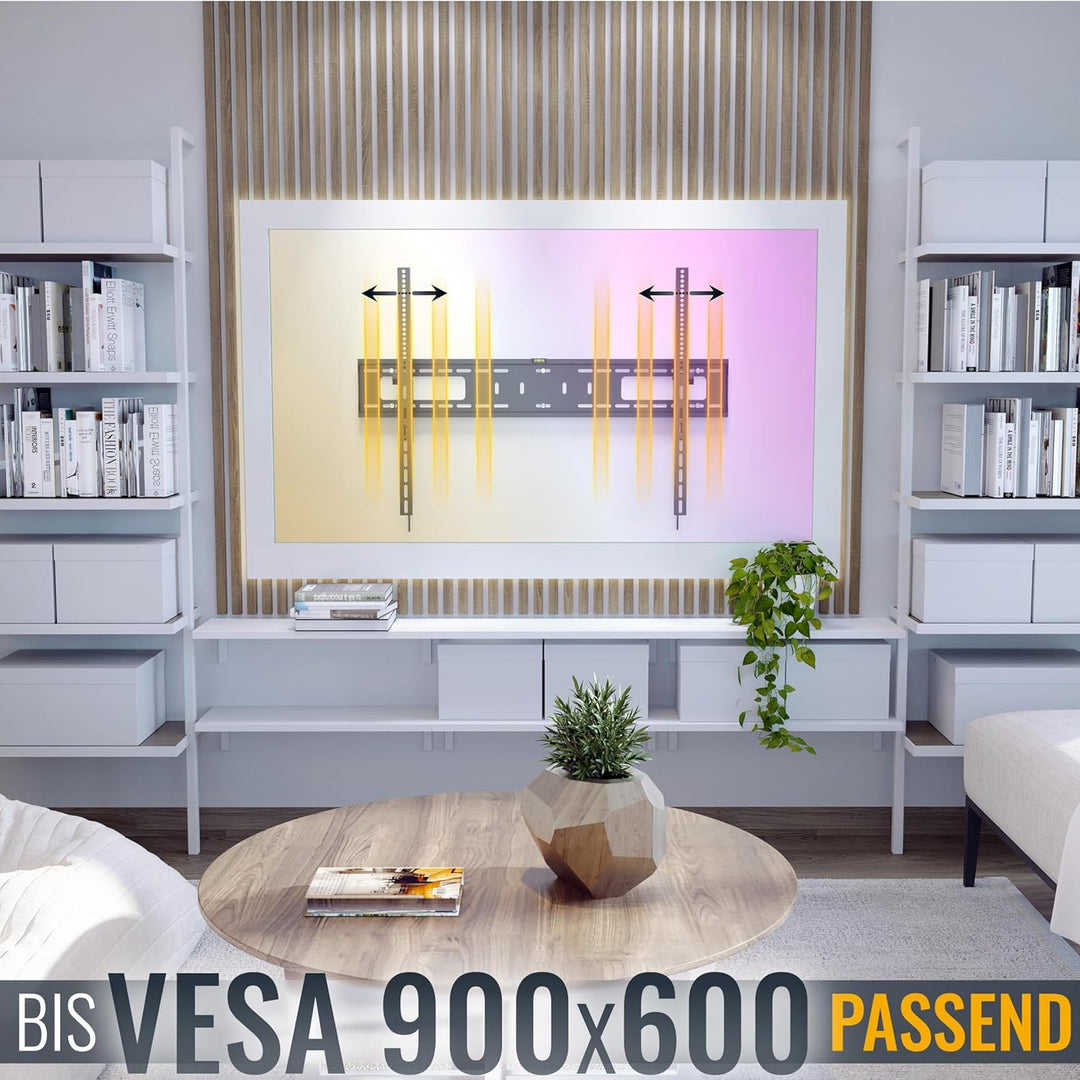 RICOO TV Wandhalterung Fernseher Halterung Neigbar für 55-100 Zoll Fernsehhalterung für Wand N2396 U