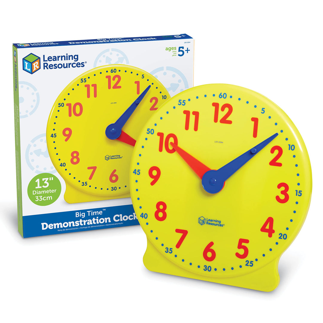 Learning Resources Big Time Learning 12-Stunden-Lernuhr