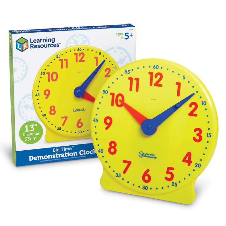 Learning Resources Big Time Learning 12-Stunden-Lernuhr