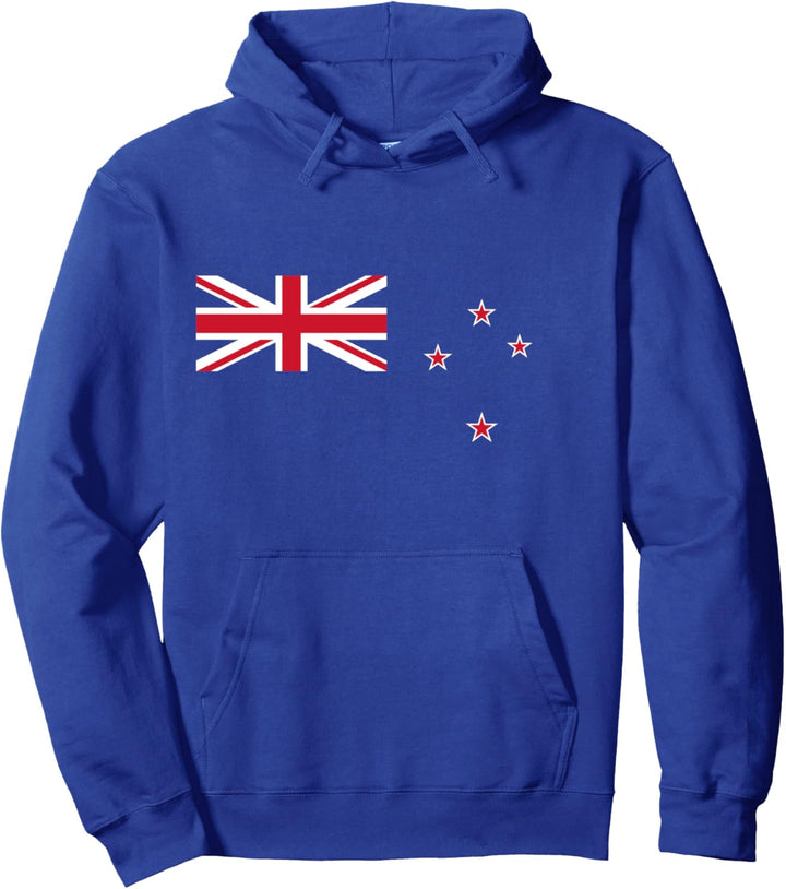 Neuseeland Flagge Union Jack Sterne Reise Urlaub Kiwi Pullover Hoodie