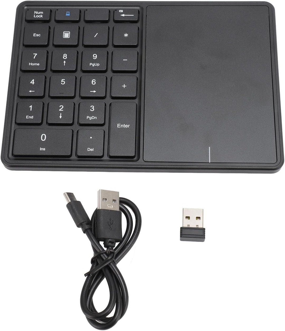 VBESTLIFE Kabellose Zifferntastatur, Bluetooth 4.2 und Kabellose 2,4 G-Dual-Modi-Zifferntastatur mit