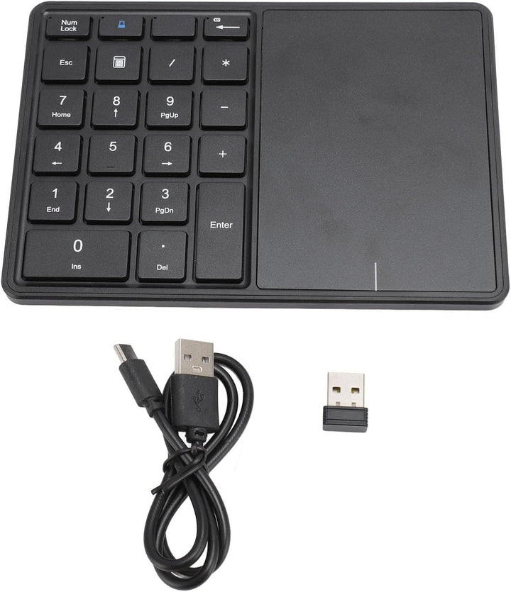 VBESTLIFE Kabellose Zifferntastatur, Bluetooth 4.2 und Kabellose 2,4 G-Dual-Modi-Zifferntastatur mit