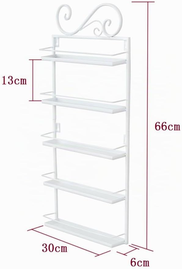5-Tier Nagellack Regal Metall Kosmetik Aufbewahrung Nagellackregal Wandregal für Tonie Ätherisches Ö