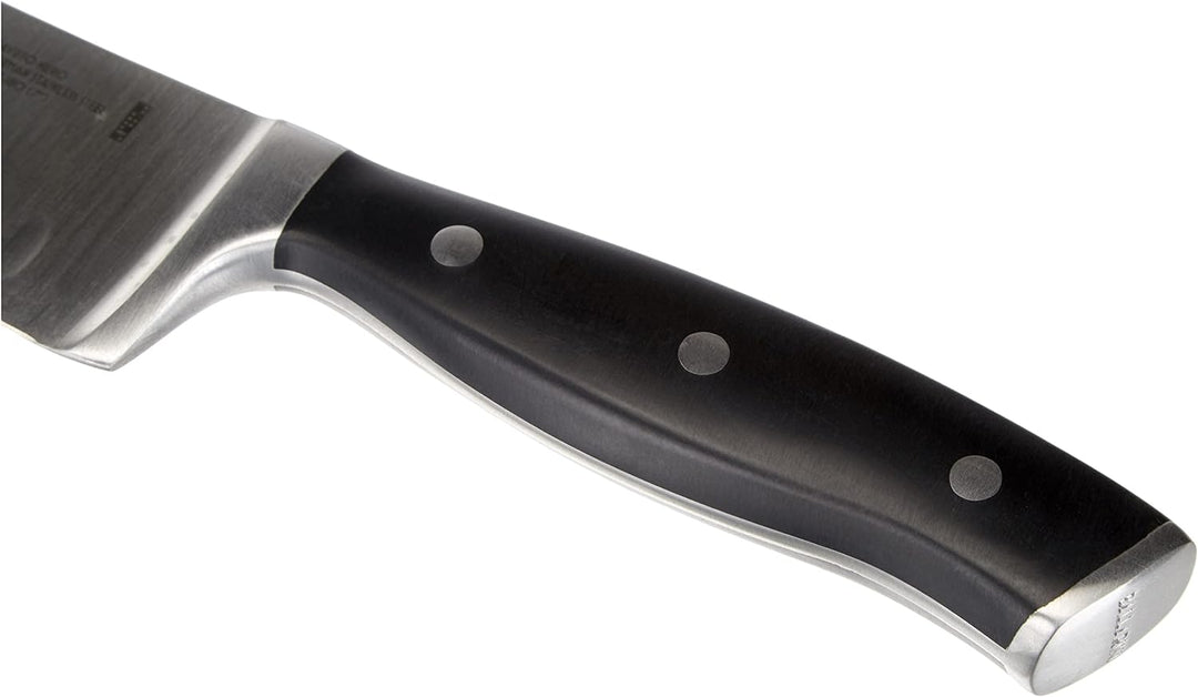 BALLARINI Savuto Nero Santokumesser, Klingenlänge 18 cm, Deutscher Edelstahl, Ergonomischer Kunststo