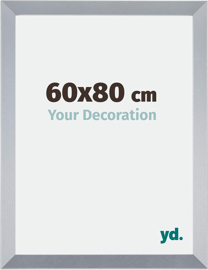 yd. Your Decoration - Bilderrahmen 60,00x80,00 cm - Bilderrahmen aus MDF mit Acrylglas - Antireflex