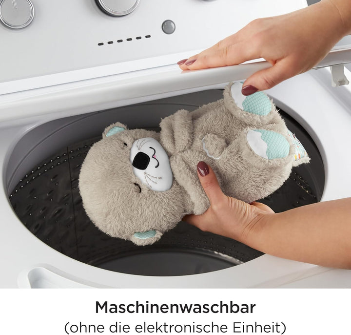 Fisher-Price FXC66 - Schlummerotter Spieluhr aus Plüsch, mit beruhigender Musik und rhythmischen Bew