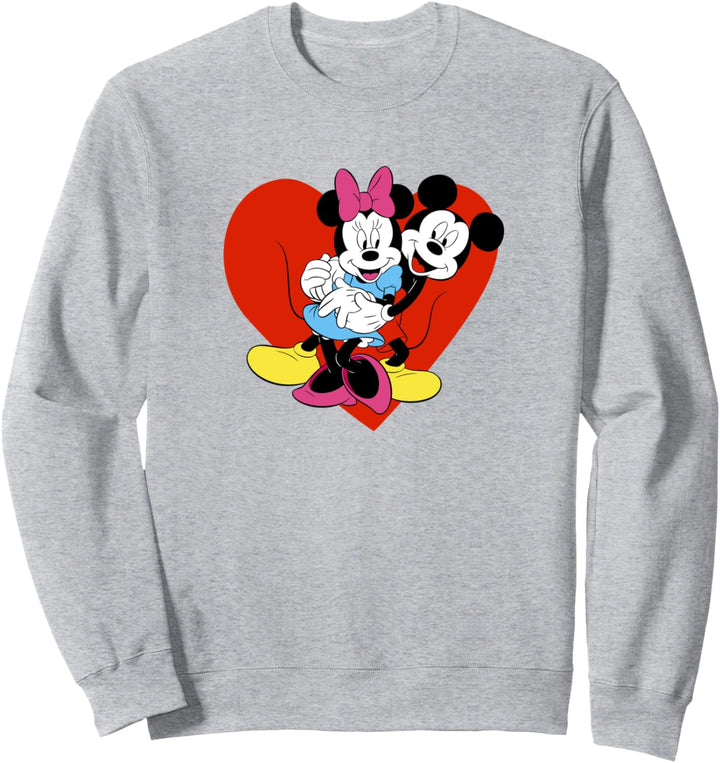 Disney Mickey & Friends Valentinstag Mickey & Minnie Love Sweatshirt