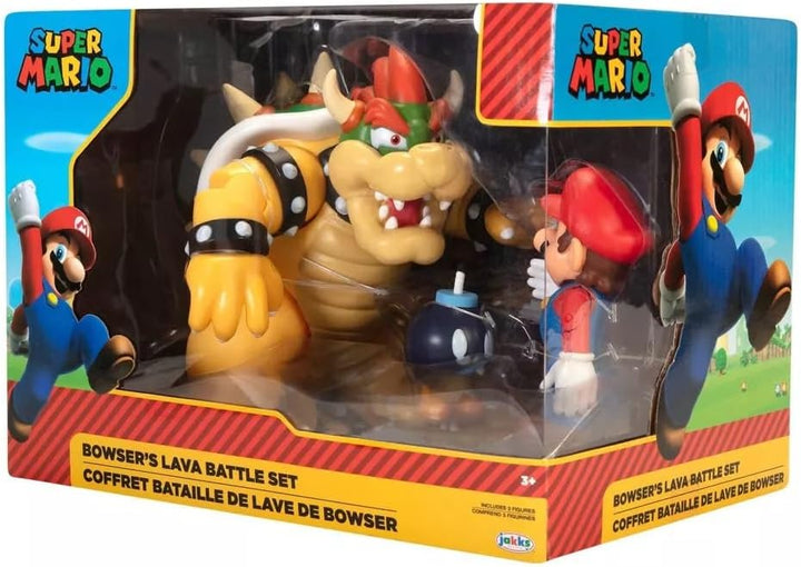 Nintendo Super Mario Bowser 18cm vs. Mario Figuren Set (Wave 1)