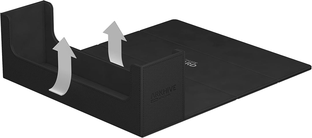 Ultimate Guard Arkhive 400+ XenoSkin Monocolor Schwarz, Schwarz