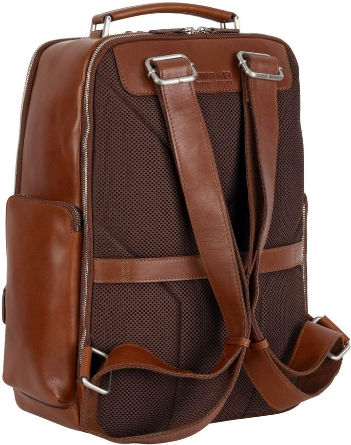 Leonhard Heyden Cambridge - Rucksack 15.6" 42 cm cognac