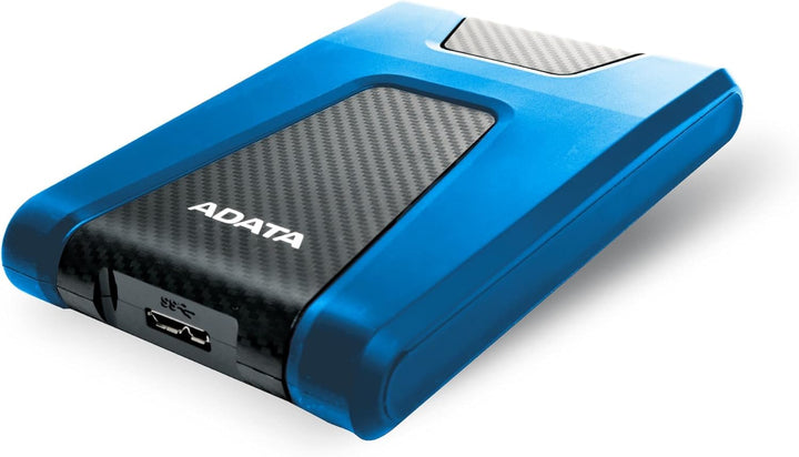 ADATA HD650 - 2 TB, externe Festplatte mit USB 3.2 Gen.1, blau 2 TB blau, 2 TB blau