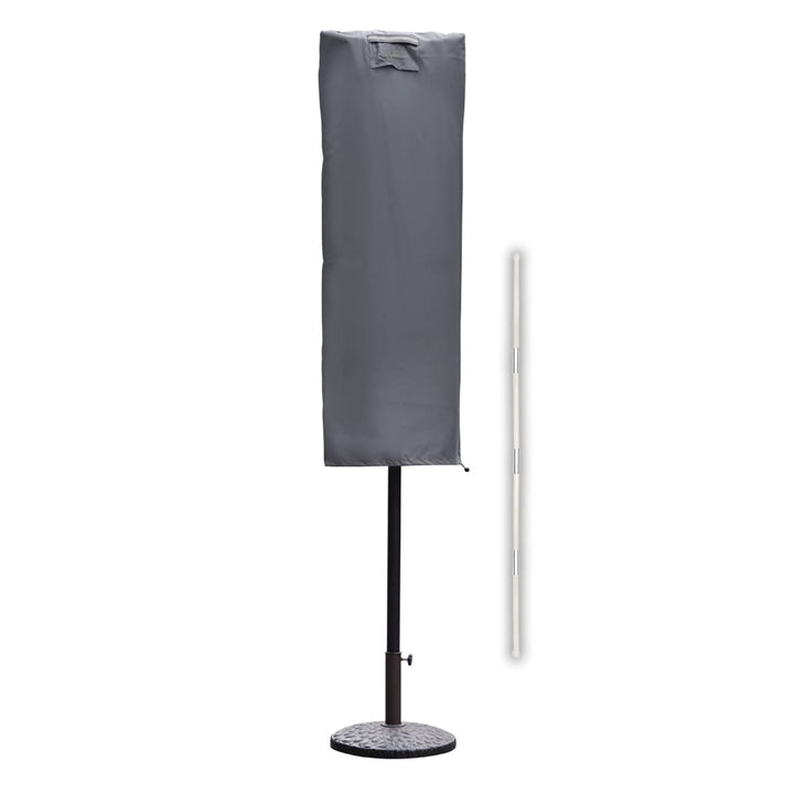 Sekey Schutzhülle für DoppelSonnenschirm, Abdeckhauben für Sonnenschirm Grau 160×62 cm Grau, 160×62