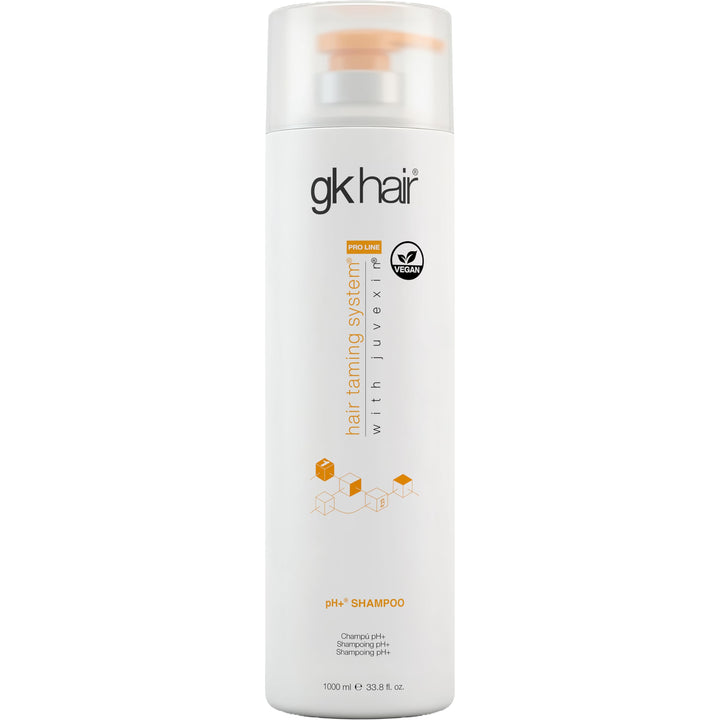 GK HAIR Clarifying Shampoo 1000ml - pH + Pre-Treatment Sulphate-Free Shampoo for Deep Cleansing Elim