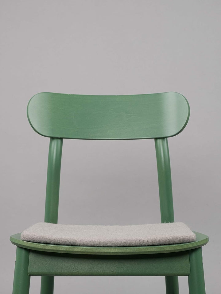 myfelt Flache Filz Sitzauflage, Filz Stuhlauflage - Luis - quadratisch, 36x36 cm, Grau, Grau