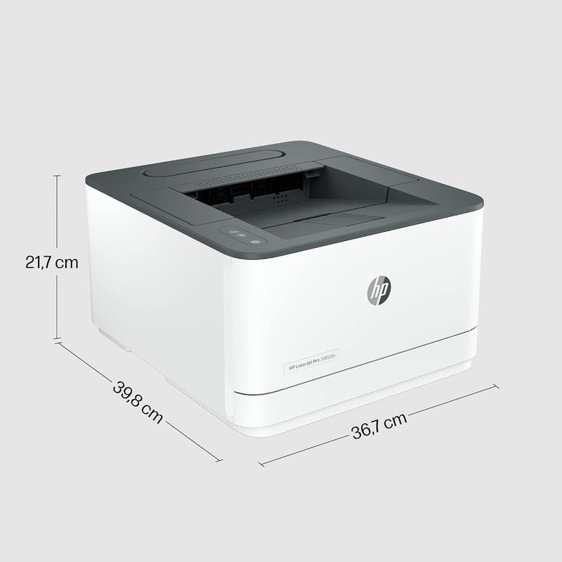 HP LaserJet Pro 3002dn Laserdrucker, Automatischer Duplex, LAN, USB, HP Smart App, Business Drucker