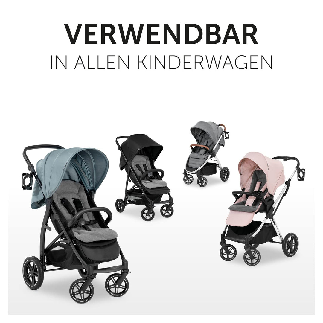 hauck Universal Sitzauflage für Buggys Kinderwagen & Fahrradanhängern aus Atmungsaktiver, Weicher Ba