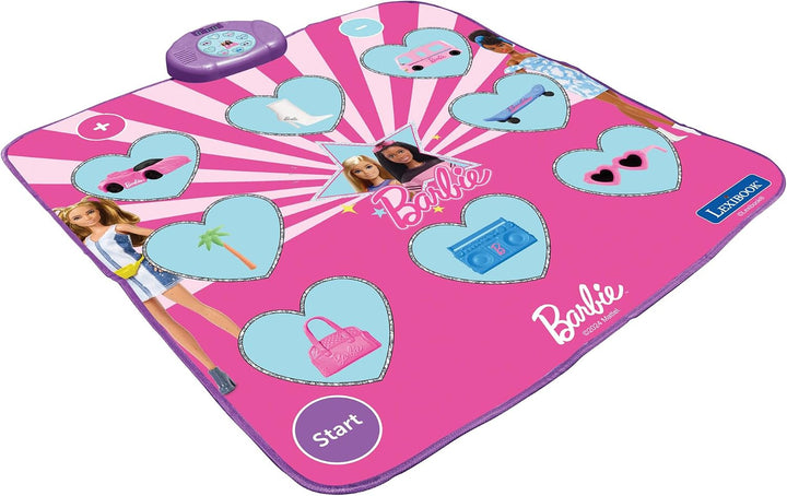 Lexibook, Mattel Barbie, Elektronischer Barbie-Tanzteppich, Bluetooth und beleuchtet mit 6 Spielmodi