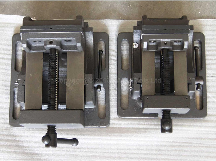 KATSU Bohrmaschinen Schraubstock Kippbarer 4" 100mm Professionelle Säulenbohrmaschine Fräsen Kippwin