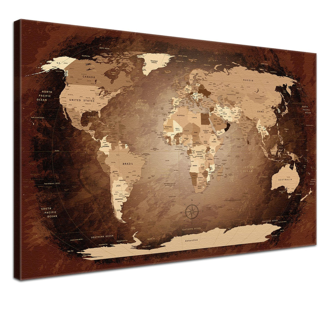 Worldmao Antik, 100 x 70 cm, einteilig, Premium ohne Kork, englisch Antik 100 x 70 cm, einteilig, An