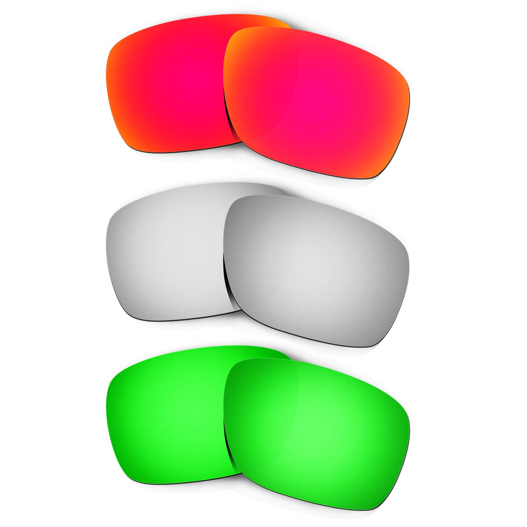 HKUCO Plus Replacement Lenses For Oakley Turbine - 3 pair Combo Pack