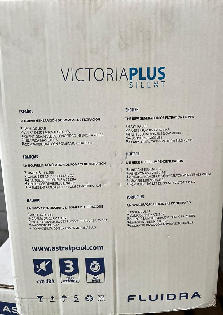 Astral Pool Victoria Plus Poolpumpe 36,0 m³/h 230 Volt
