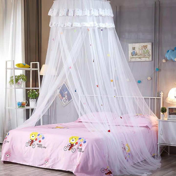Betthimmel Mädchen Moskitonetz Bett Kinder Mosquito Netz Bett Himmel für Kinderzimmer Hängendes Mück