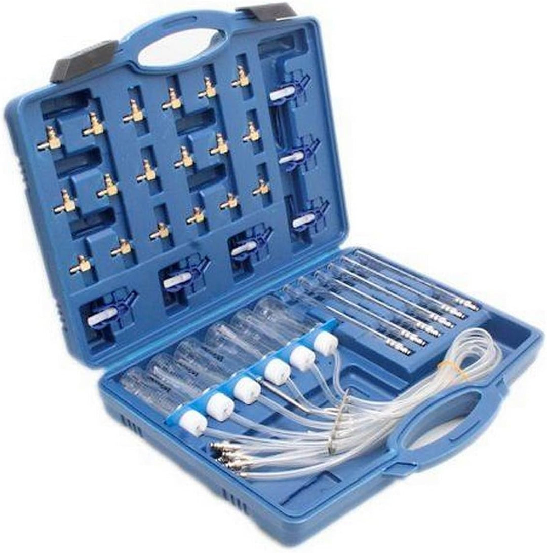 Common Rail Tester mit 24 Adaptern Prüfgerät für Diesel-Motoren Denso C1 C3 Siemens C3 Delphi Einspr