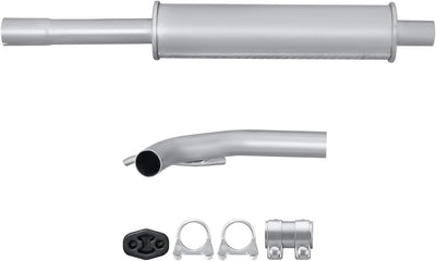 HELLA 8LC 366 025-881 Mittelschalldämpfer - Easy2Fit Kit - mitte - zweiteilig - Set mit Anbauteilen