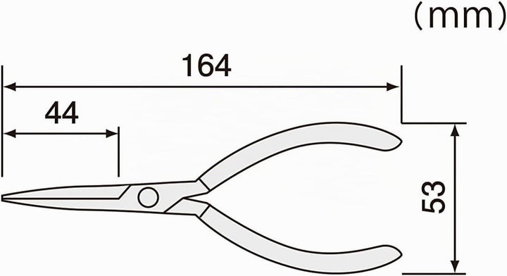 ENGINEER PZ-02 E-Ring Zange mit einer einzigartigen Nut an den Backen für Montage und Entfernen von