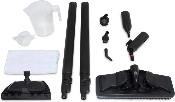Linsar Multi-Dampfreiniger, 12 Zubehörteile, Dampfdruck 4 Bar, kurze Vorheizzeit, 45 Min. heisser Da