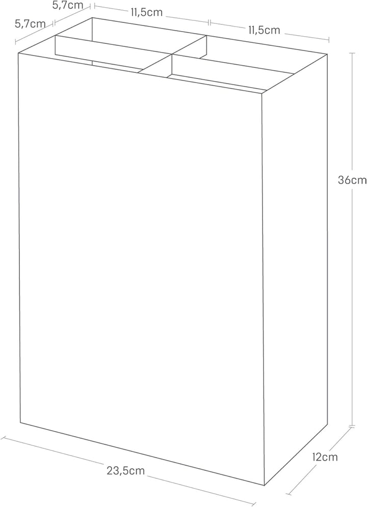 Umbrella Stand Wide - Smart - white Weiss, Weiss