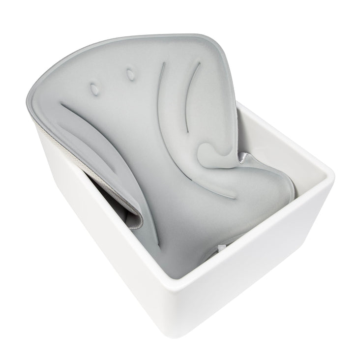 Ubbi Stingray Sink Bather for Baby, Soft Baby Bath Cushion, Newborn Must Have Grey Sink Bather, Grey