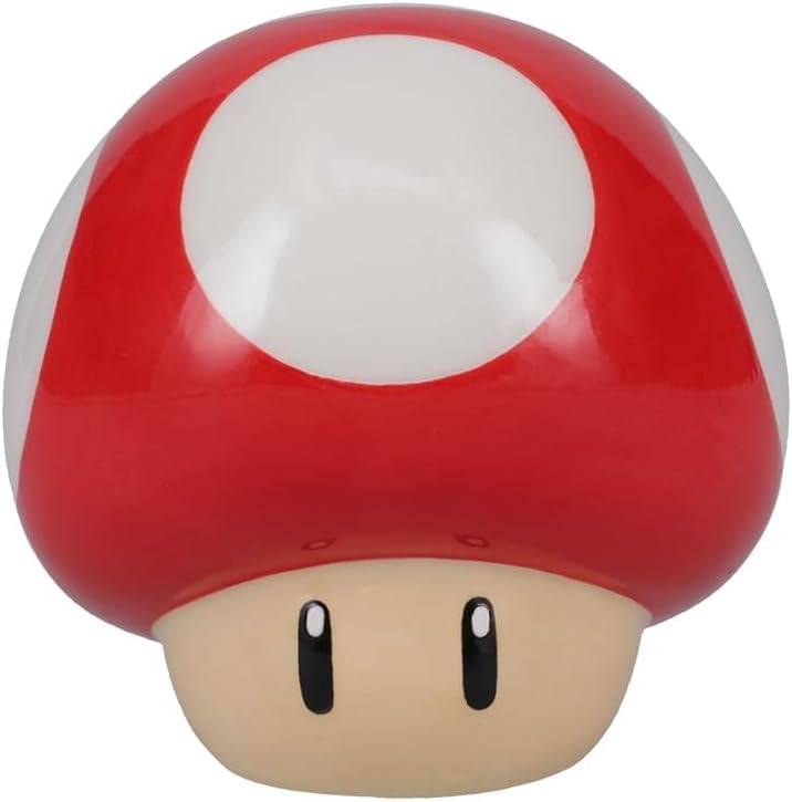 Super Mario Brothers Pilz- und Pfefferstreuer, offizielles Lizenzprodukt, Nintendo rot und grün, 1-U