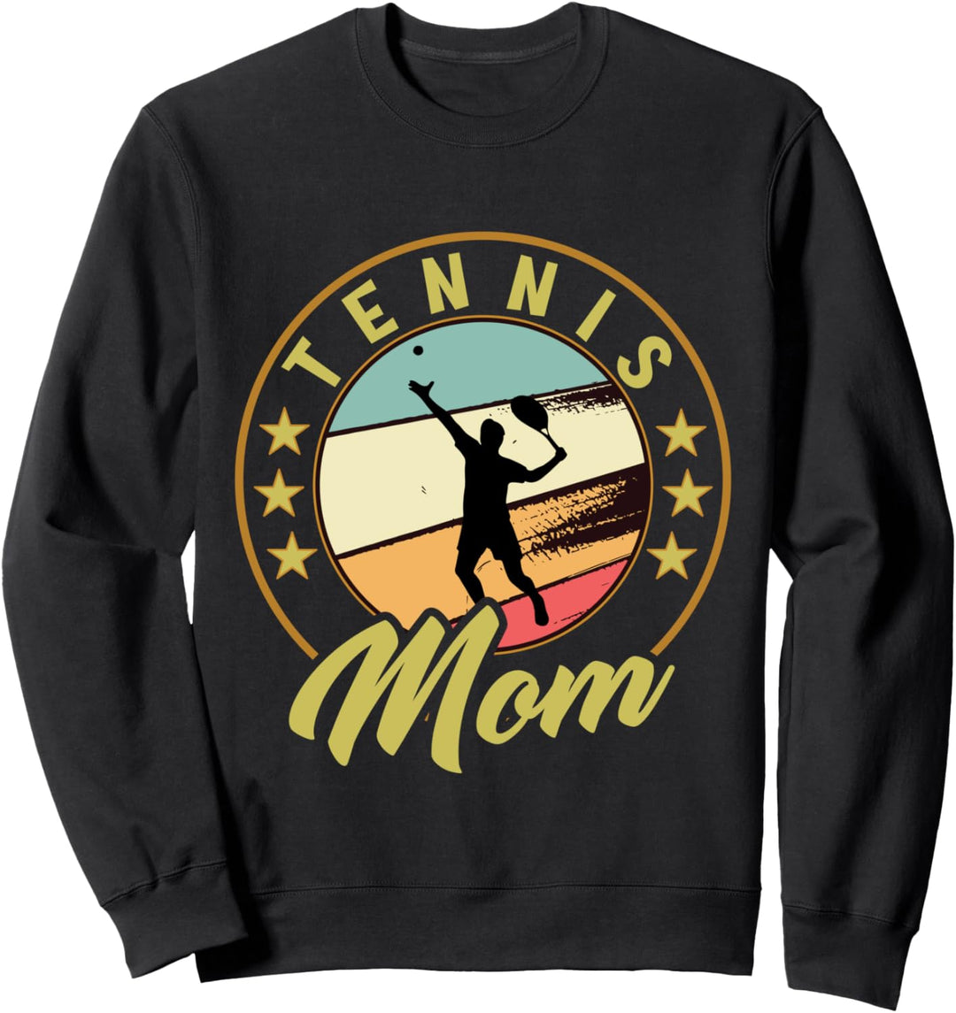 Vintage Tennis Design für eine Tennisspieler Mom | Tennis Sweatshirt