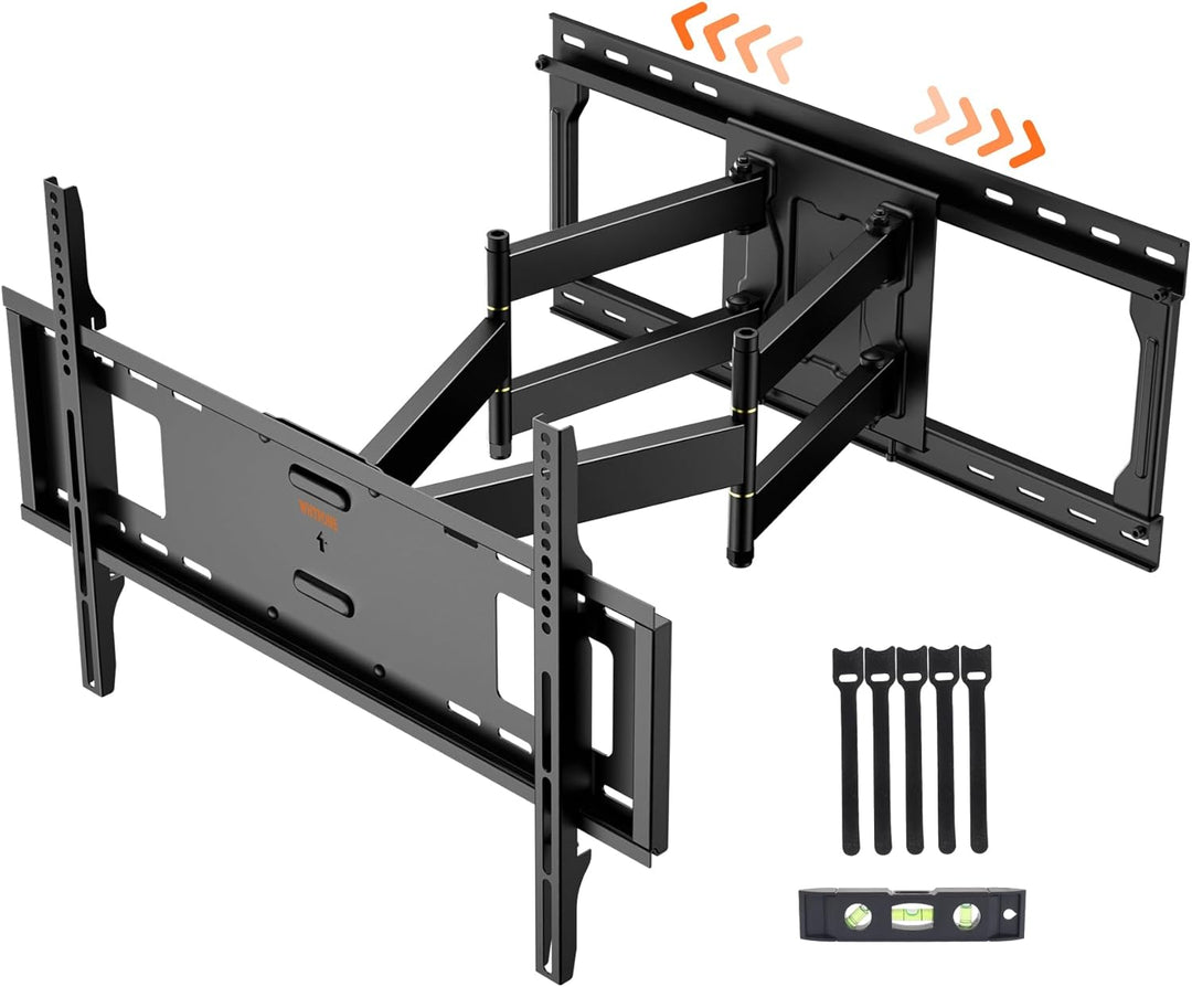 TV Wandhalterung für 42-90 Zoll bis zu 60kg WHYFONE Wandhalterung Fernseher Schwenkbar TV Halterung