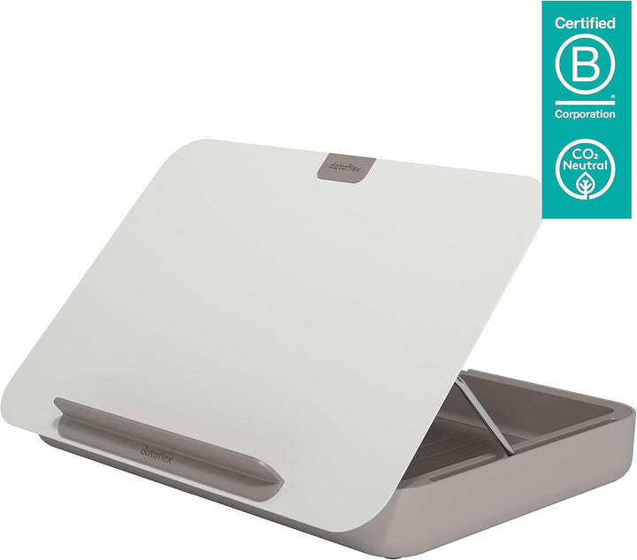 Dataflex Bento® Ergonomische Toolbox 900 Weiss - Laptop-Halter, Tablet-Halter, Dokumentenhalter, Auf