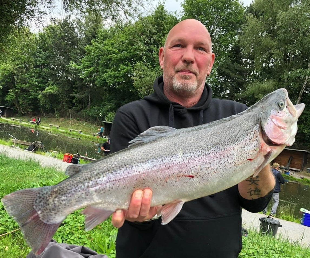 Major Fish Forellen Box 50-teilig Forellenköder Geschenk für Angler