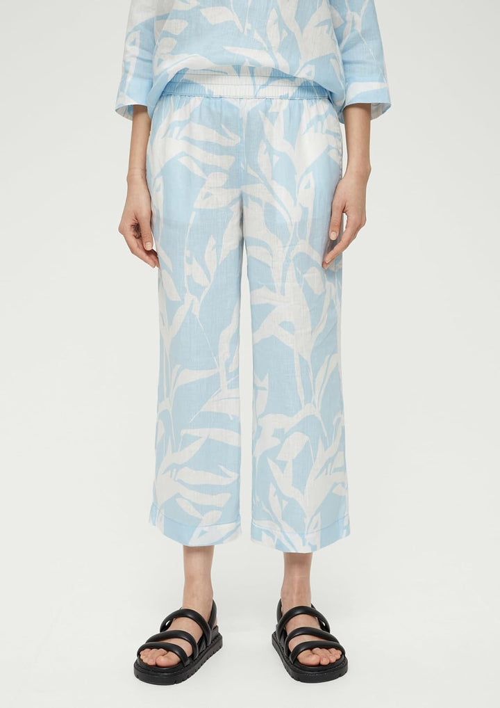 s.Oliver Damen Hose Wide Leg 38 Blau 50a3, 38 Blau
