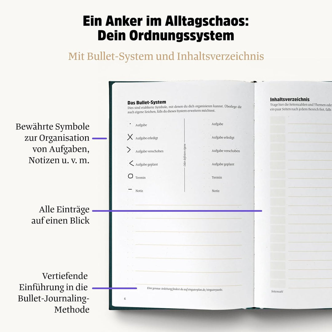 Ein guter Punkt | A5 Bullet Planer (Natur), Natur