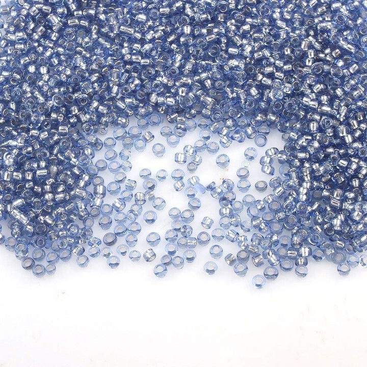 4,5 Kilo Rocailles Perlen Silbereinzug Set 2mm 10 farben 11/0 Glasperlen Grosshandel Perlenset, POST